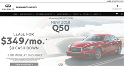 Desktop Screenshot of bommaritoinfiniti.com